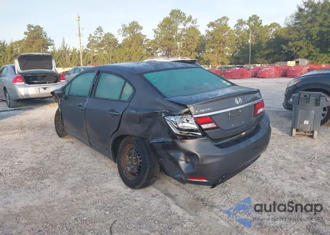 2013 Honda Civic Lx из США, поврежденный, VIN 19XFB2F52DE058658